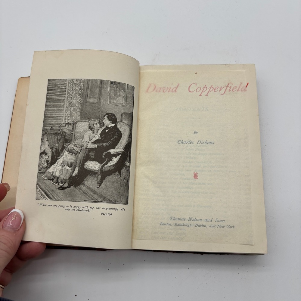 David Copperfield Charles Dickens Thomas Nelson New Century Library Vol VIII